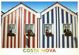Ref� AVR-0095, COSTA NOVA (�LHAVO), Casas t�picas de madeira, Ed. GRAFIPOST, Tel. 214342080, SD, Dim. 150x105 mm, Col. Nela d'Almeida