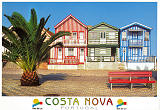 Ref� AVR-0065, COSTA NOVA (�LHAVO), Casas t�picas, Costa de Prata, Aveiro, Portugal, Ed. GRAFIPOST, Tel. 214342080, SD, Dim. 150x105 mm, Col. Nela d'Almeida. 