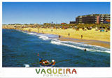 Refr� AVR-0071, VAGUEIRA (VAGOS), A praia e o barco do mar, Costa de Prata, Aveiro Portugal, Ed. GRAFIPOST, Tel. 214342080, SD, Dim. 150x105 mm, Col. Nela d'Almeida.