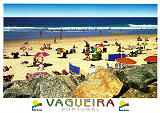 Refr� AVR-0070, VAGUEIRA (VAGOS), Aspecto da Praia, Costa de Prata, Aveiro Portugal, Ed. GRAFIPOST, Tel. 214342080, SD, Dim. 150x105 mm, Col. Nela d'Almeida.