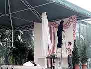 Preparativos para as sess�es da tarde.