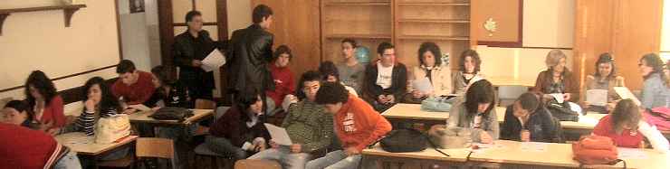 Sess�o de trabalho na nossa Escola - 26 de Abril.