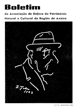 Caricatura de Eduardo Cerqueira da autoria de C�ndido Teles.
