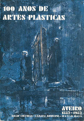 Capa do cat�logo da exposi��o 100 anos de Artes Pl�sticas. Clicar para ampliar.