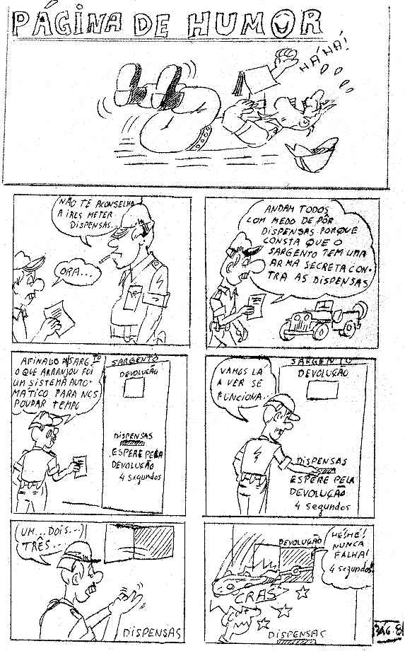 Clicar no meio da p�gina para virar.