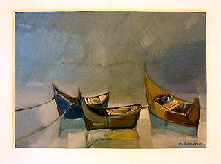 "Barcos na Ria" – Óleo sobre tela, Aveiro - Pág. 6