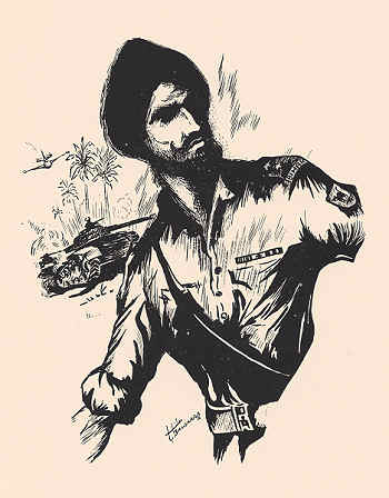 Desenho a tinta da china - Campo de concentração, Ponda - Pág. 17