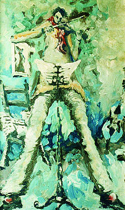 “O violinista”, óleo – 1959 - pág. 22