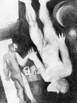 Estudo lápis para Exposição na Galeria Municipal de Aveiro – 1996 - pág. 39