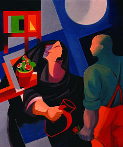 “Encontro”, acrílico sobre tela - pág. 80