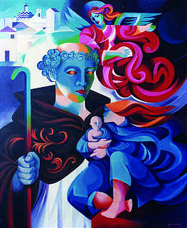 “S. Gonçalinho, o Mar e o Céu”, acrílico sobre tela - pág. 85