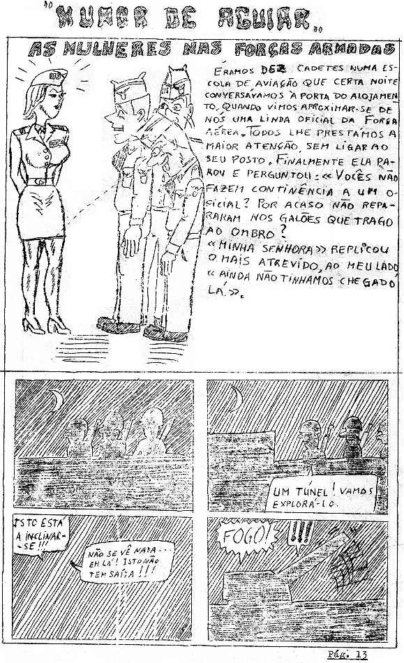 Clicar no meio da p�gina para virar.