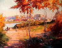 Coimbra rom�ntica na vis�o de Carlos Ramos. (Clicar para aumentar)