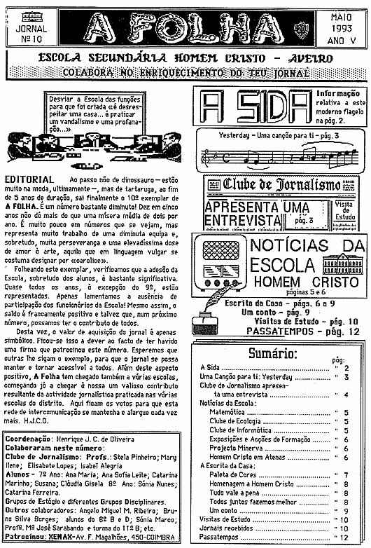 Clicar para voltar � primeira p�gina.