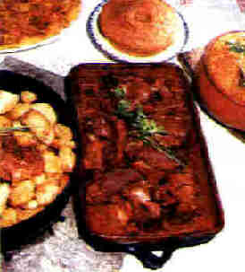 Vitela assada � moda de Laf�es.