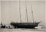 Naufr�fio do lugre Ilda,que deu � costa na Barra de Aveiro, em Agosto de 1934.