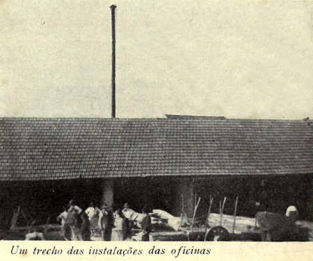 Um trecho das instala��es da f�brica de serra��o de Jos� Lopes Dias, em Oi�