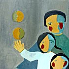 �leo sobre tela - 70x70 cm.