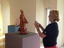 Elementos da Academia de Saberes de Aveiro visitam a exposi��o - 19-10-2011