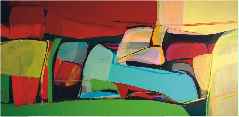 N�o Lugar IXI | Non Place IX - Acr�lico s/ tela | Acrylic on canvas - 70x150 cm.- 2006