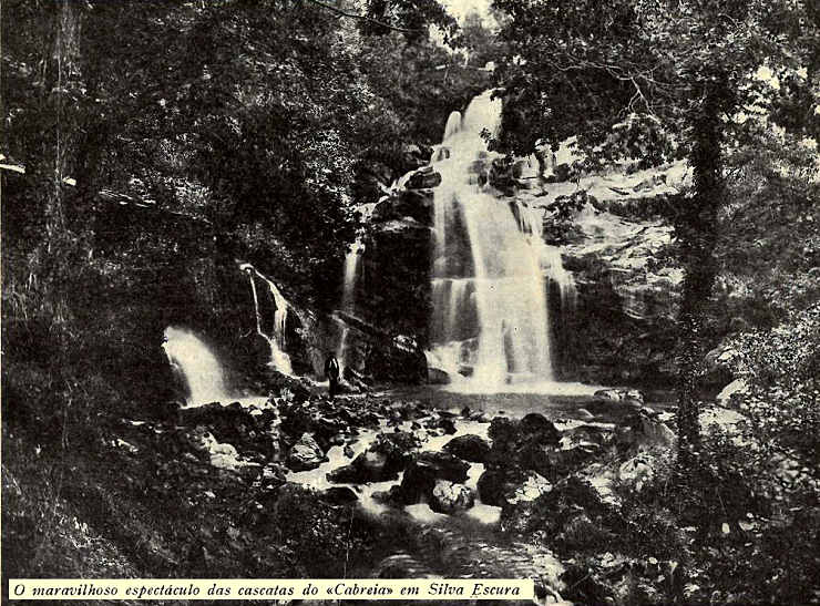 O maravilhoso espect�culo das cascatas do �Cabreia� em Silva Escura