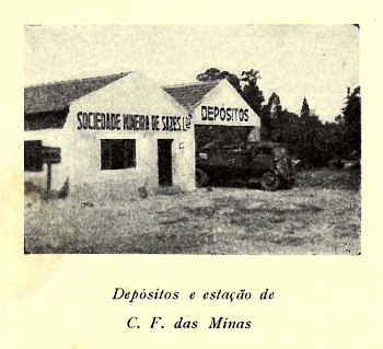 Dep�sitos e esta��o de C. F. das Minas da Sociedade Mineira de Sazes