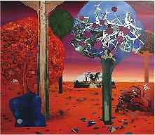 Outono - Autumn | �leo s/ tela - Oil on canvas | 186x162 cm. - 2006