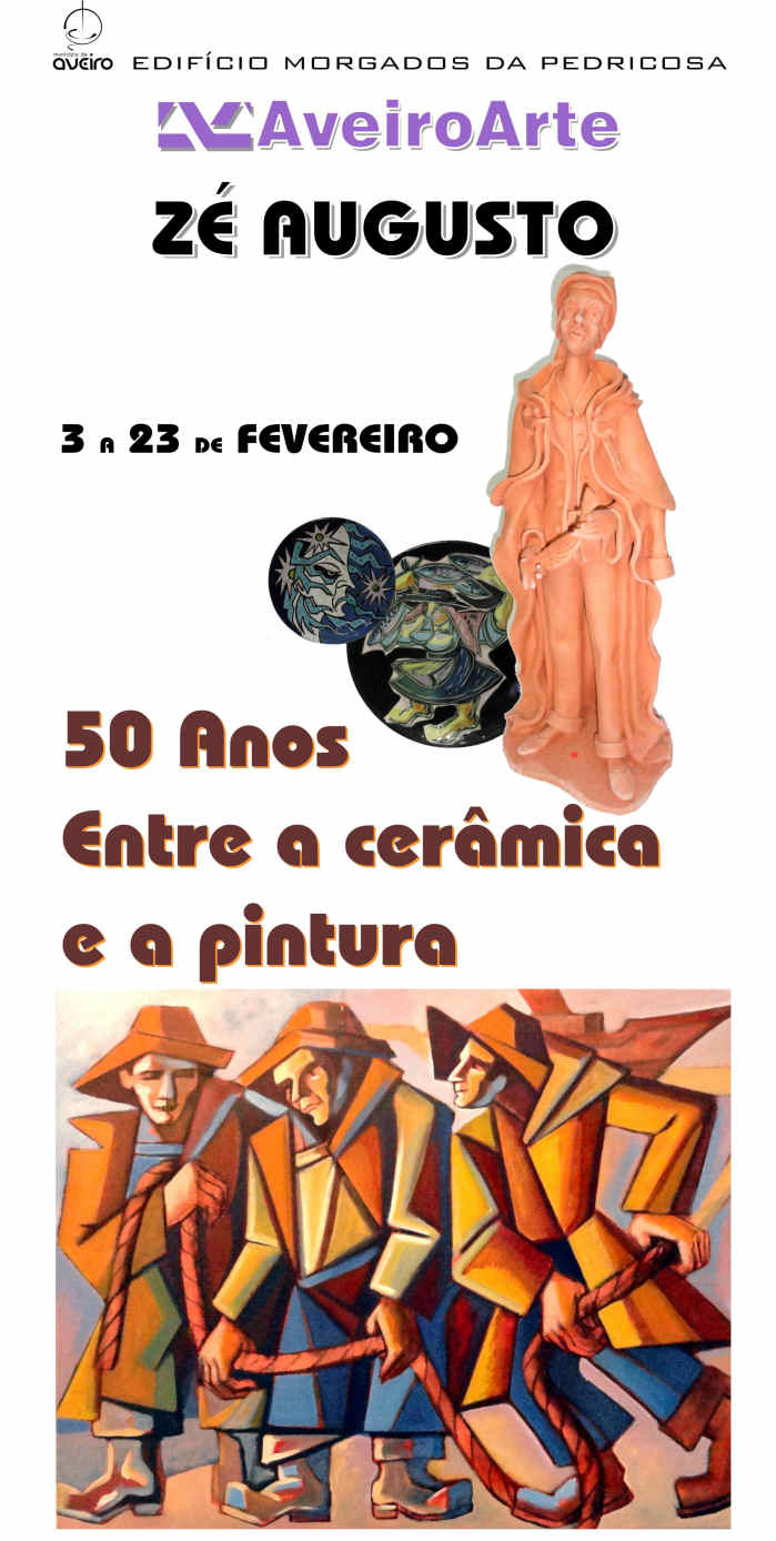 Tarja para a Exposi��o �50 Anos entre a Cer�mica e a Pintura�