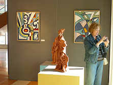 Elementos da Academia de Saberes de Aveiro visitam a exposi��o - 19-10-2011