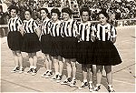 Equipa de Voleibol do Sporting de Espinho que jogou contra a da Acad�mica de Espinho no Festival realizado em Maio de 1957 em �lhavo.