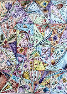 Lu�s Campos Silva - Arabescos - Clicar para ampliar.