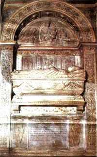 T�mulo de D. Jorge Costa, em Roma.