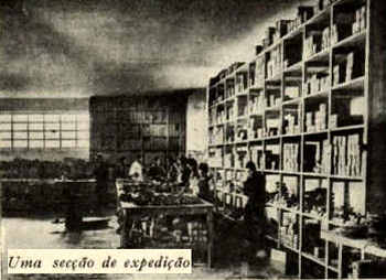 Uma sec��o de expedi��o da Empresa Fabril Rio Me�o