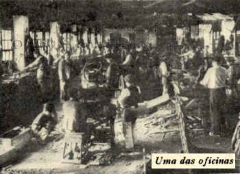 Uma das oficinas da Empresa Fabril Rio Me�o