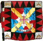 Estandarte do Batalh�o existente no RI 2 antes da mobiliza��o. Clicar para ampliar.