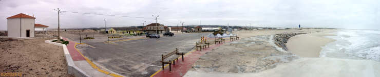 Aspecto de Paramos (Espinho) na �rea envolvente da capela junto ao mar Clicar para ampliar.