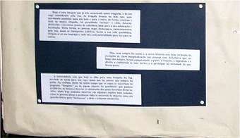 Acesso ao 1� bloco de textos.