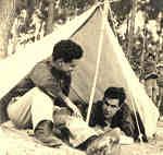 Jos� Bregieiro e J�lio Dias. Foto 9x12 de J�lio Dias.