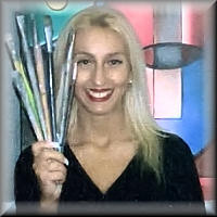 Acr�lico s/ tela - 70x70 cm.