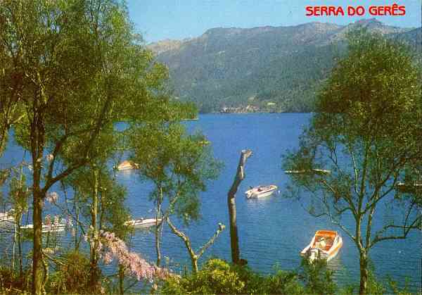 N.� 443 - (Portugal) Serra do Ger�s Um aspecto da albufeira da barragem da Cani�ada - Edi��o Lusocolor, Arcos de Valdevez - S/D - Dimens�es: 14,9x10,5 cm. - Col. Manuel B�ia.