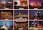 N.� 1515 - Souvenir de Paris - Ed. Abeille-Cartes "Lyna Paris", 8, rue du Caire - 75002 PARIS - Dimens�es: 14,8x10,3 cm. - Col. HJCO (1981).