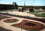 N.� 767 - Le Louvre et l'Arc de Triomphe du Carrousel - Col. Messager - Dimens�es: 15x10,4 cm. - Col. HJCO (1967).