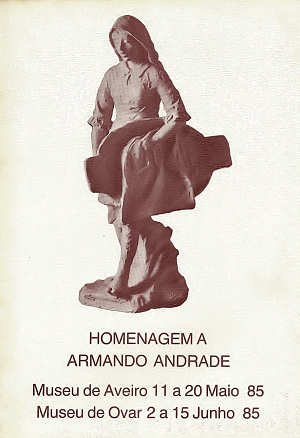 Capa do catálogo da exposição/homenagem a Armando Andrade. Clicar para ampliar.