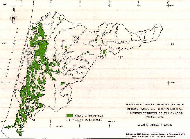 Aproveitamento hidr�ulico da bacia do Rio Vouga.