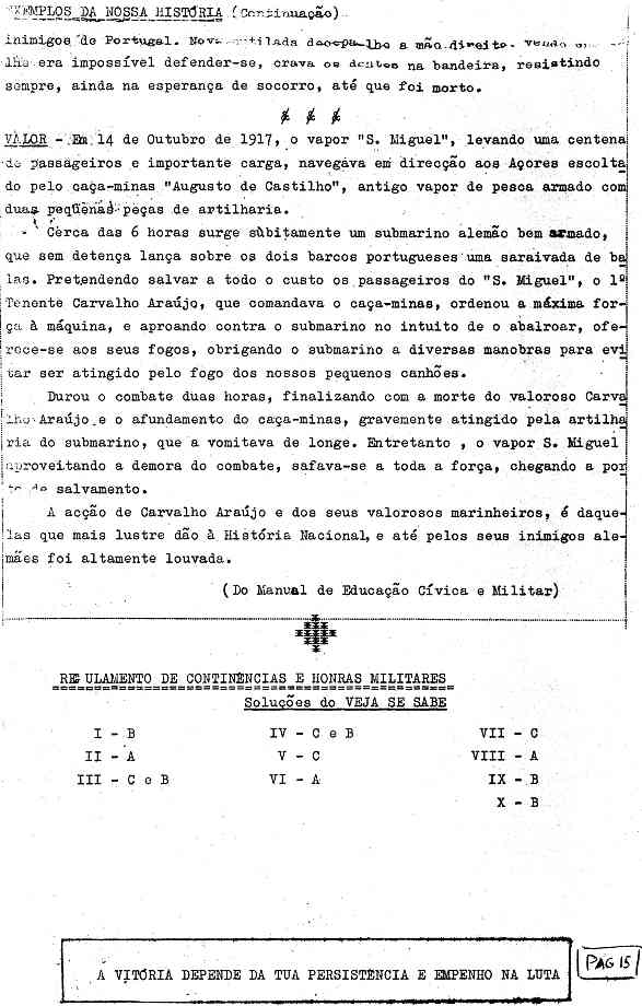 Clicar no meio da p�gina para virar.