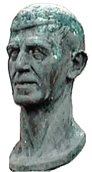 Busto de José Rabumba em Aveiro.