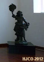 A Varina. Molde de gesso da autoria de Joaquim Gomes, cerca de 1910. Clicar para ampliar.