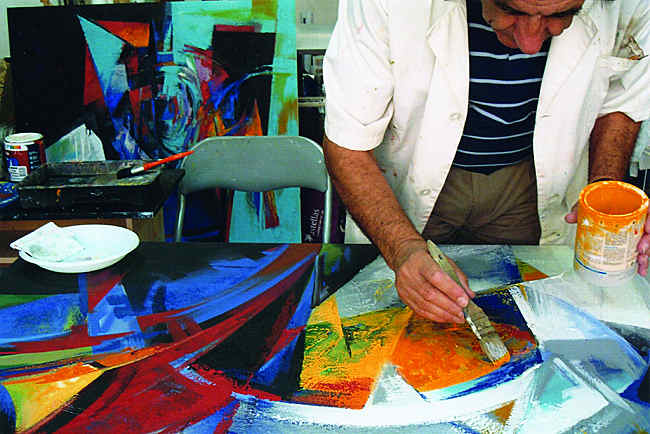 Fotografias de atelier com interven��o do artista - Vila Nova de Gaia - p�g. 104