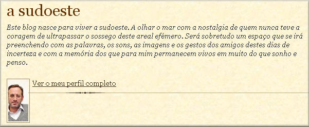 Blog �a sudoeste� de Vieira da Silva