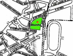 Localiza��o do moinho. Clicar para ampliar.